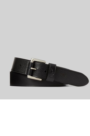 Signature Pony Leather Belt