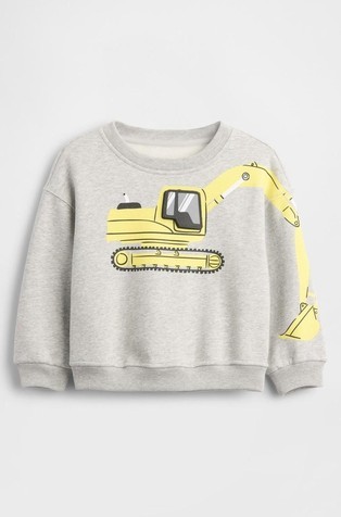 VintageSoft pulover s potiskom za malčke