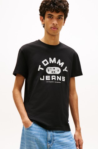 Majica s kratkimi rokavi iz jerseya s potiskom