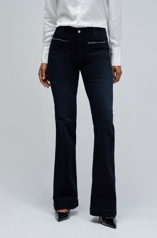 Destiny Push Up zvončaste jeans hlače