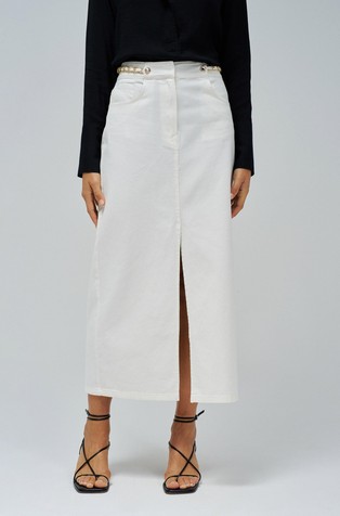 True midi denim krilo