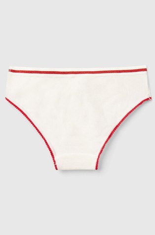 BENETTON Christmas briefs in super stretch cotton Creamy White 2
