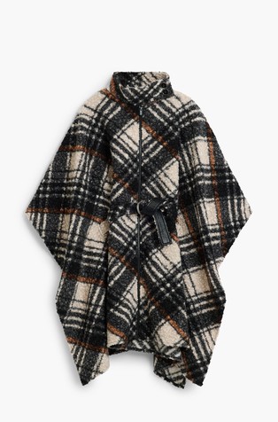 Checkered Poncho