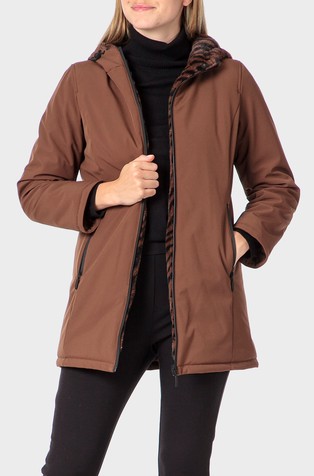 Obojestranska jakna s kapuco