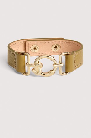 C-Me usnjena zapestnica