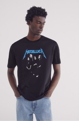 Metallica majica s potiskom spredaj in zadaj