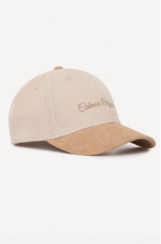 Unisex corduroy cap with embroidery