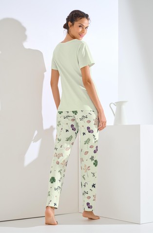 LISCA Pompeya short sleeve pyjamas Spring Flowers 2