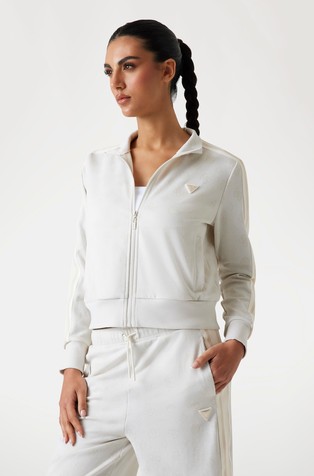 4G Peony Logo full zip sweatshirt