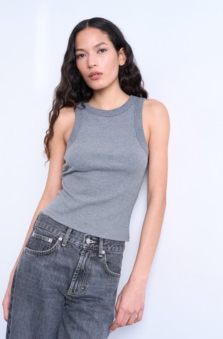 TSMARY majica brez rokavov iz raztegljivega bombaža