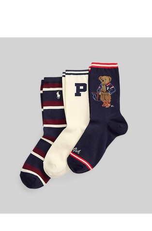 Polo Bear Sock 3-pack