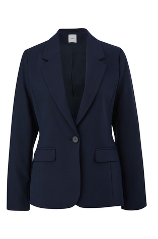 S.OLIVER Viscose blend blazer Blue 5