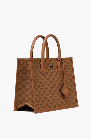 MCM Himmel tote torba Rjava - Cognac 2