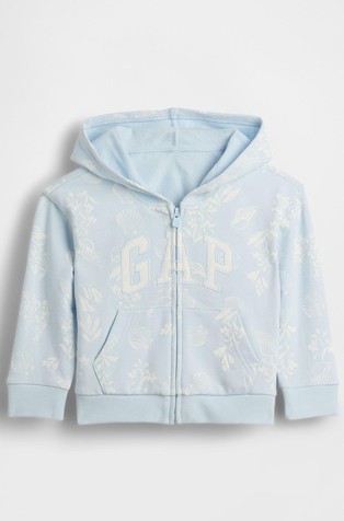 Gap Logo jopa s kapuco in vzorcem za malčice