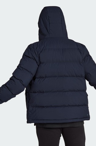 ADIDAS Helionic puhovka s kapuco Modra - Blue 3