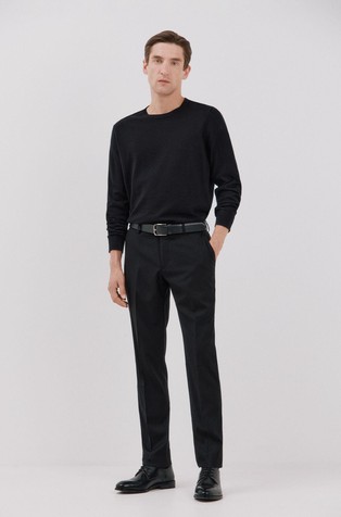 CORTEFIEL Serie XXI slim fit trousers Black 3