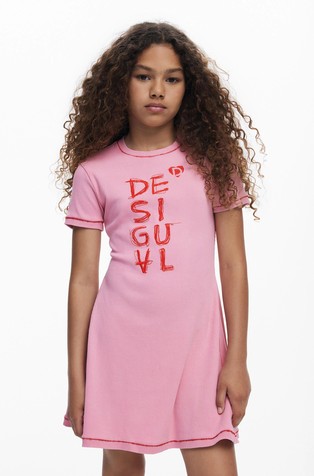 Kratka obleka z logotipom