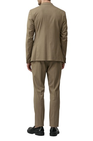 S.OLIVER Slim fit eleganten suknjič Rjava - Brown 2
