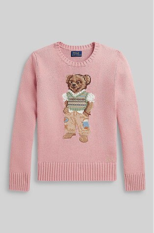 Polo Bear pleten bombažen pulover