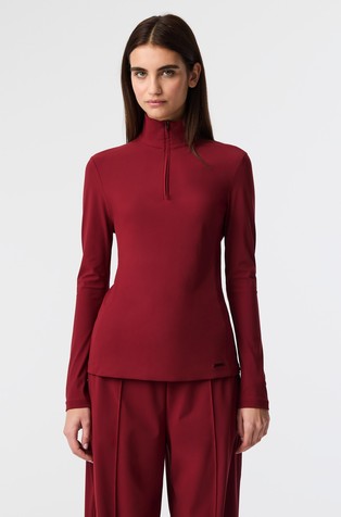 Majica z dolgimi rokavi iz power stretch jerseya