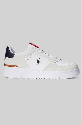 Masters Court Leather Sneaker with Synthetic Inserts