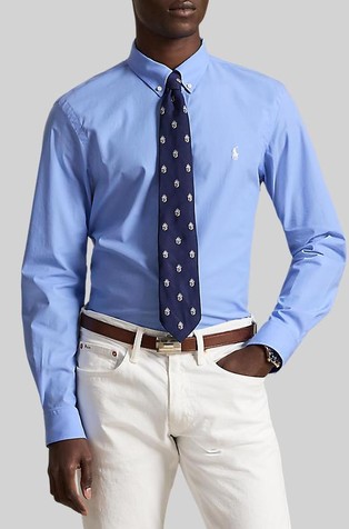 Slim fit Stretch Poplin Shirt