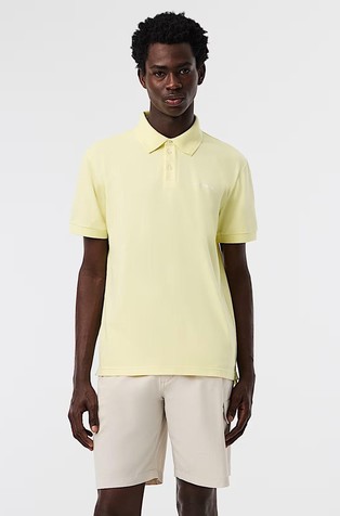 Short-sleeved Polo-Shirt in Blend with Organic-cotton