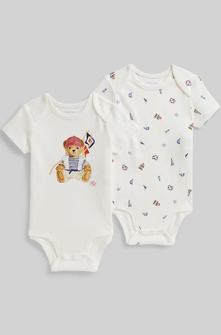 Paket 2 bombažnih bodijev