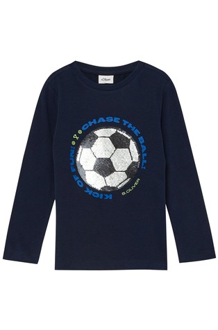 Majica z dolgimi rokavi in obojestranskimi bleščicami