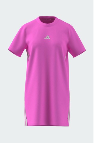 Essentials 3-Stripes obleka s kratkimi rokavi