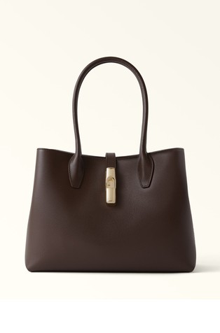 Medium leather tote