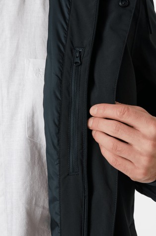 HELLY HANSEN Munich dežni plašč s kapuco in umetnim polnilom Črna - Black 4