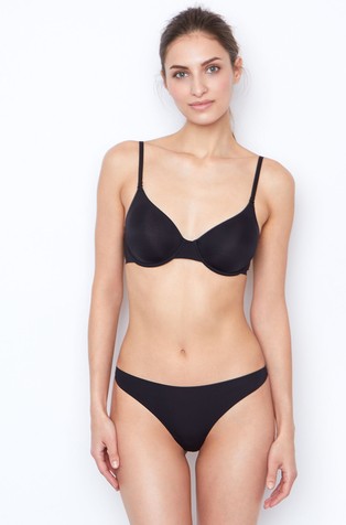 ETAM Pure Fit® tangice iz mikrofibre in tila Črna - Black 3