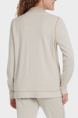 PUNT ROMA Reversible jacket in modal blend Beige 2