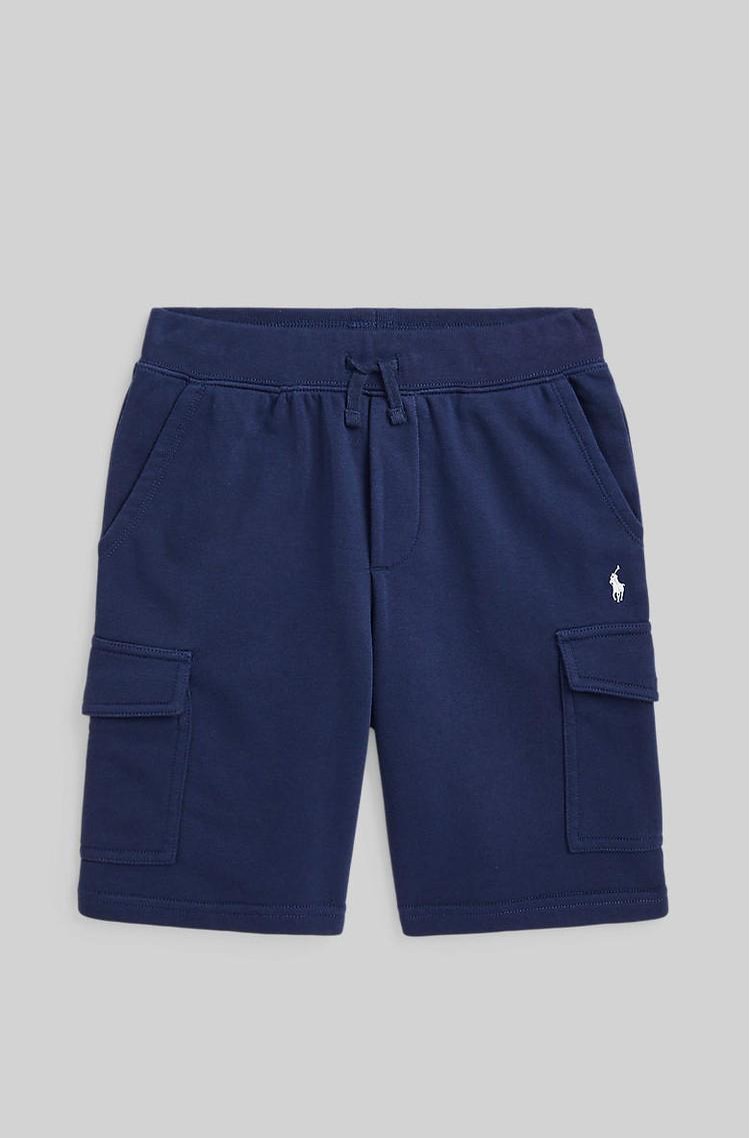 RALPH LAUREN Cargo kratke hlače iz bombažne mešanice Modra - Newport Navy 