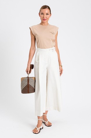 Cotton T-shirt with chest pocket