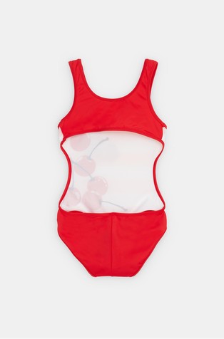 BENETTON One-piece swimsuit with print Red 2