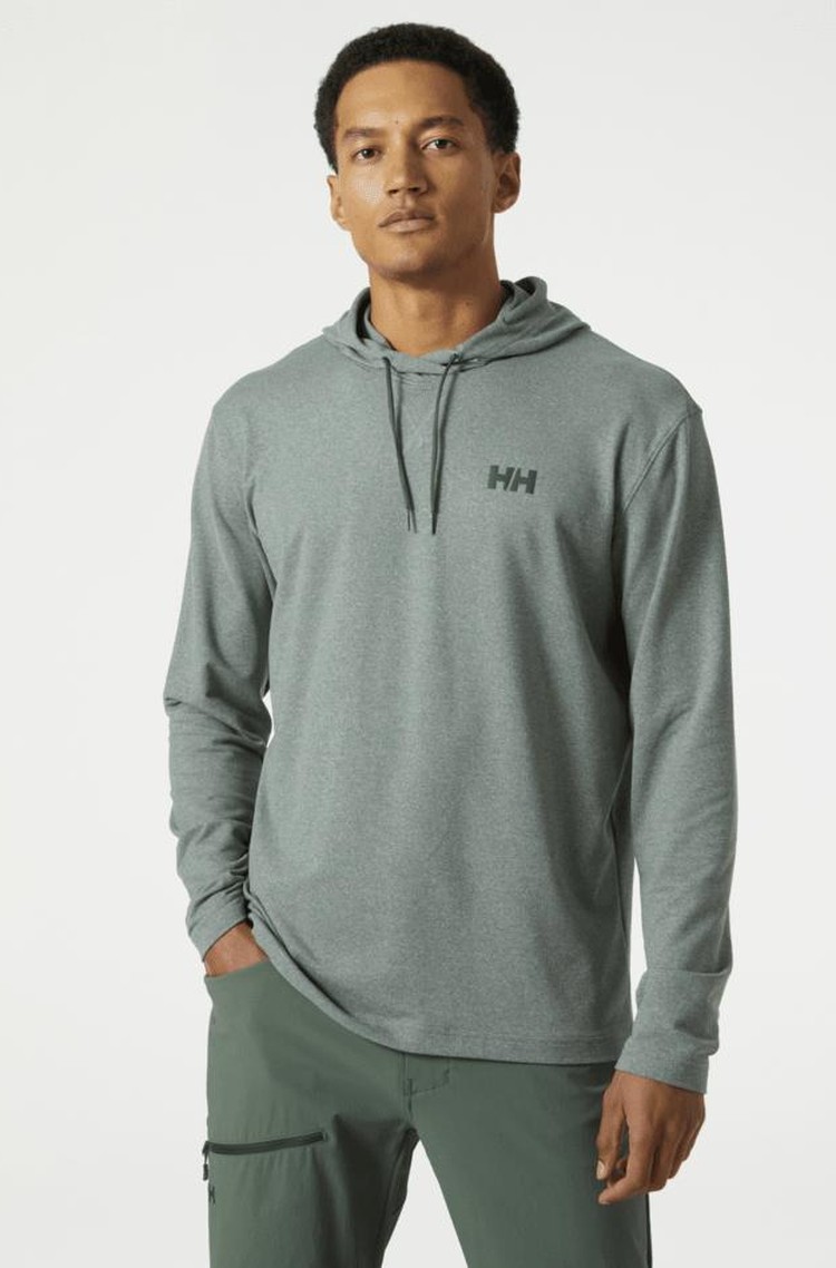 HELLY HANSEN Verglas Lahek pulover s kapuco Zelena - Green 