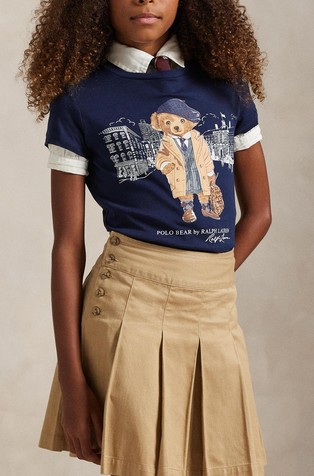 Polo Bear Cotton Jersey Tee