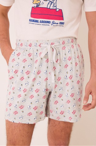 WOMEN'SECRET Snoopy bombažna pižama s kratkimi rokavi Večbarvna - Multi 5