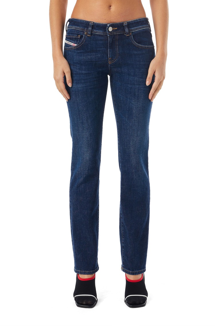 DIESEL Straight jeans - 2002 09B90 Dark Blue 