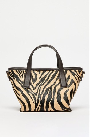 Majhna shopper torbica z zebrastim vzorcem