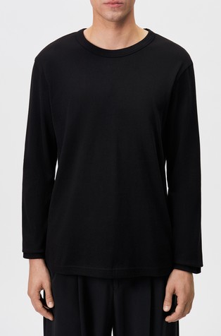 Slim fit pleten bombažen pulover