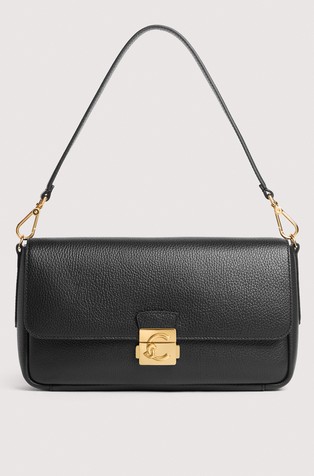 C-Me Lock večja usnjena torbica za čez ramo