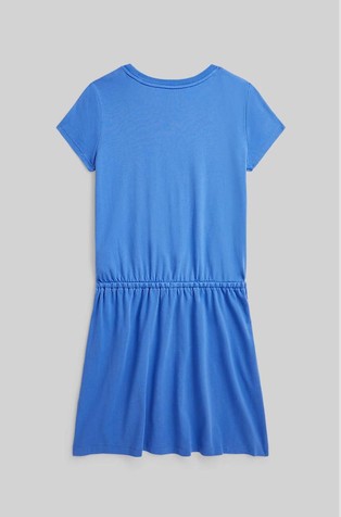 RALPH LAUREN Polo Bear obleka iz bombažnega jerseya Modra - Blue 2