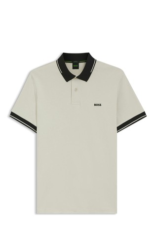 Slim-fit cotton polo shirt