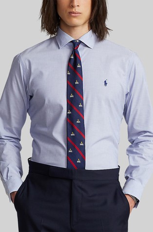 Custom fit srajca iz bombažnega poplina