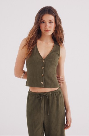 Structure top with buttons