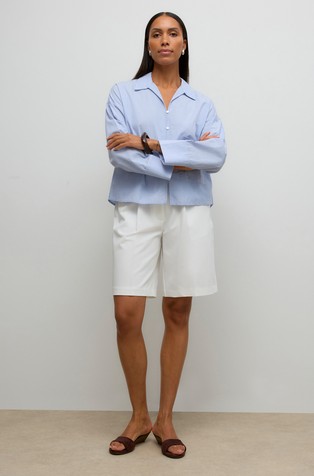 AWPASSI platnene bermuda hlače