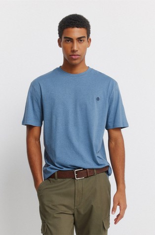Viscose blend basic T-shirt